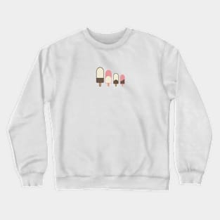 Cute Family of 4 Popsicles Crewneck Sweatshirt